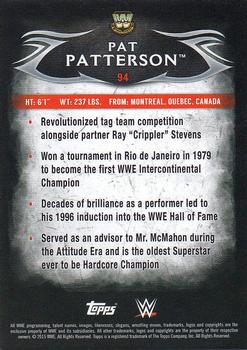 2015 Topps WWE Undisputed - Black #94 Pat Patterson Back