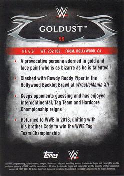 2015 Topps WWE Undisputed - Black #99 Goldust Back