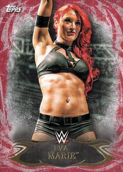 2015 Topps WWE Undisputed - Red #73 Eva Marie Front