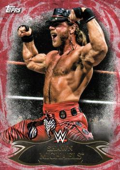 2015 Topps WWE Undisputed - Red #18 Shawn Michaels Front