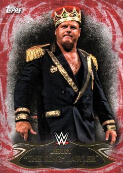2015 Topps WWE Undisputed - Red #36 Jerry Lawler Front