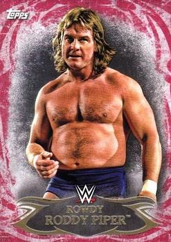 2015 Topps WWE Undisputed - Red #58 Rowdy Roddy Piper Front