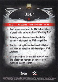 2015 Topps WWE Undisputed - Red #64 JBL Back
