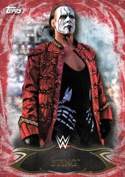 2015 Topps WWE Undisputed - Red #70 Sting Front