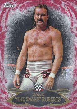 2015 Topps WWE Undisputed - Red #74 Jake The Snake Roberts Front