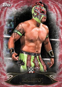 2015 Topps WWE Undisputed - Red #97 Kalisto Front