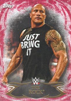 2015 Topps WWE Undisputed - Red #98 The Rock Front