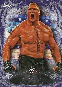 2015 Topps WWE Undisputed - Purple #10 Brock Lesnar Front
