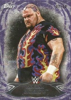2015 Topps WWE Undisputed - Purple #93 Bam Bam Bigelow Front