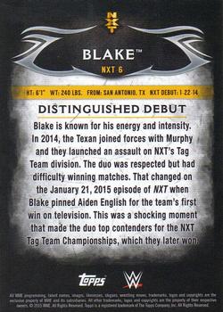 2015 Topps WWE Undisputed - NXT Prospects #NXT-6 Blake Back
