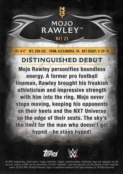 2015 Topps WWE Undisputed - NXT Prospects #NXT-23 Mojo Rawley Back