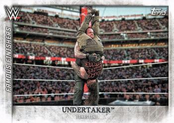 2015 Topps WWE Undisputed - Famous Finishers #FF-5 Undertaker Front
