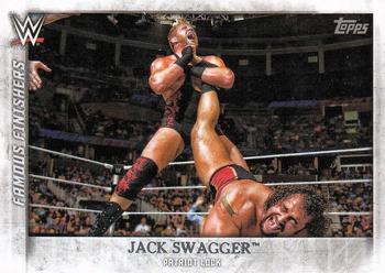 2015 Topps WWE Undisputed - Famous Finishers #FF-23 Jack Swagger Front
