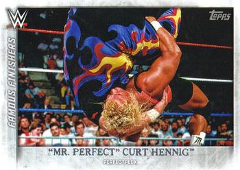 2015 Topps WWE Undisputed - Famous Finishers #FF-25 Mr. Perfect Curt Hennig Front