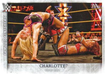 2015 Topps WWE Undisputed - Famous Finishers #FF-28 Charlotte Front