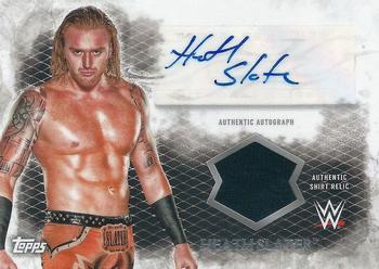 2015 Topps WWE Undisputed - Autographs Relics #UAR-HS Heath Slater Front