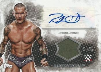 2015 Topps WWE Undisputed - Autographs Relics #UAR-RO Randy Orton Front