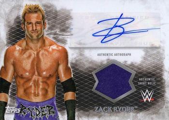 2015 Topps WWE Undisputed - Autographs Relics #UAR-ZR Zack Ryder Front