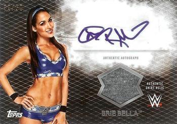 2015 Topps WWE Undisputed - Autographs Relics Black #UAR-BB Brie Bella Front