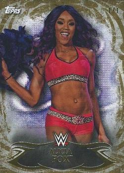 2015 Topps WWE Undisputed - Gold #9 Alicia Fox Front