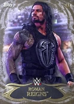 2015 Topps WWE Undisputed - Gold #14 Roman Reigns Front