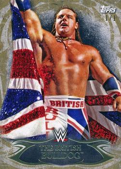 2015 Topps WWE Undisputed - Gold #53 The British Bulldog Front