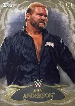 2015 Topps WWE Undisputed - Gold #83 Arn Anderson Front