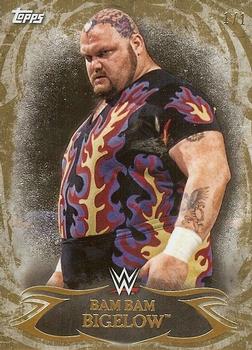 2015 Topps WWE Undisputed - Gold #93 Bam Bam Bigelow Front