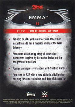 2015 Topps WWE Undisputed - Silver #66 Emma Back
