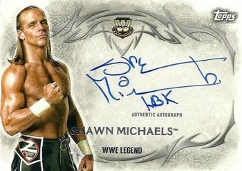 2015 Topps WWE Undisputed - Autographs #UA-SM Shawn Michaels Front