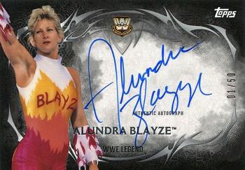 2015 Topps WWE Undisputed - Autographs Black #UA-AB Alundra Blayze Front