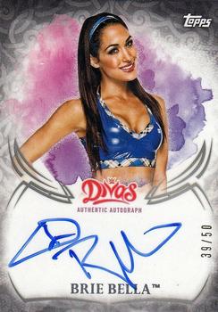 2015 Topps WWE Undisputed - Autographs Black #UA-BB Brie Bella Front