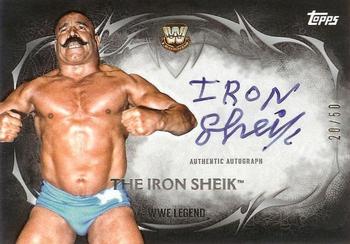 2015 Topps WWE Undisputed - Autographs Black #UA-IS The Iron Sheik Front