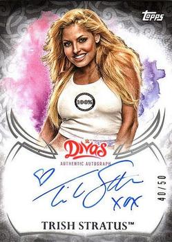 2015 Topps WWE Undisputed - Autographs Black #UA-TS Trish Stratus Front