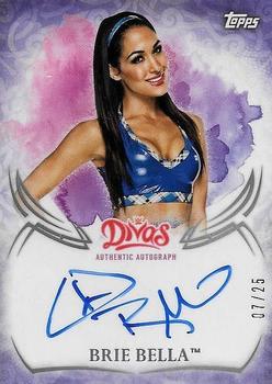 2015 Topps WWE Undisputed - Autographs Purple #UA-BB Brie Bella Front