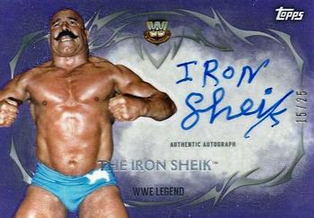 2015 Topps WWE Undisputed - Autographs Purple #UA-IS The Iron Sheik Front