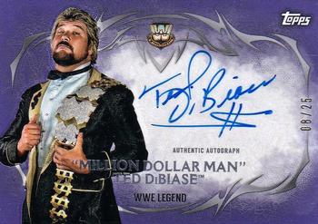 2015 Topps WWE Undisputed - Autographs Purple #UA-MM Ted DiBiase Front