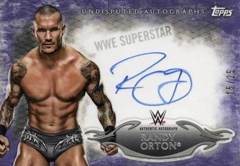 2015 Topps WWE Undisputed - Autographs Purple #UA-RO Randy Orton Front