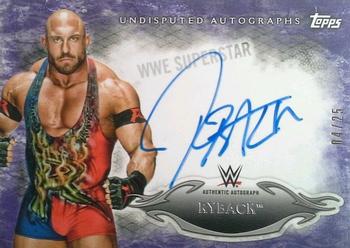 2015 Topps WWE Undisputed - Autographs Purple #UA-RY Ryback Front