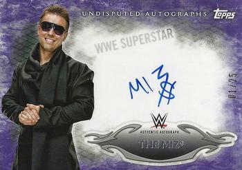 2015 Topps WWE Undisputed - Autographs Purple #UA-TM The Miz Front