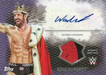 2015 Topps WWE Undisputed - Autographs Relics Purple #UAR-BNB King Barrett Front