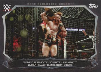 2015 Topps WWE Undisputed - Cage Evolution Moments Black #CEM-5 Sheamus Front