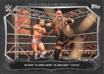 2015 Topps WWE Undisputed - Cage Evolution Moments Black #CEM-11 Big Show / Mark Henry / Daniel Bryan Front