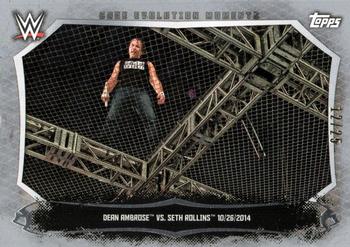 2015 Topps WWE Undisputed - Cage Evolution Moments Silver #CEM-18 Seth Rollins / Dean Ambrose Front