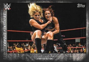2015 Topps WWE Undisputed - Famous Finishers Black #FF-3 Trish Stratus Front
