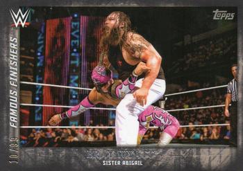 2015 Topps WWE Undisputed - Famous Finishers Black #FF-15 Bray Wyatt Front