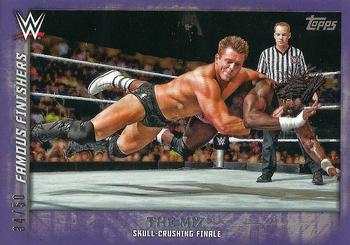 2015 Topps WWE Undisputed - Famous Finishers Purple #FF-29 The Miz Front