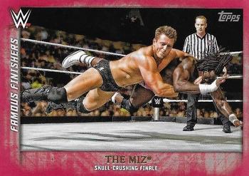 2015 Topps WWE Undisputed - Famous Finishers Red #FF-29 The Miz Front