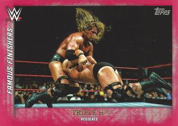 2015 Topps WWE Undisputed - Famous Finishers Red #FF-2 Triple H Front