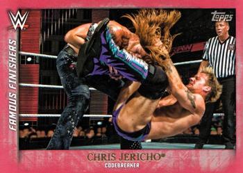 2015 Topps WWE Undisputed - Famous Finishers Red #FF-9 Chris Jericho Front